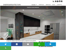 Tablet Screenshot of disenoiarquitecturaestudio.com